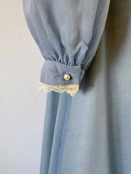 1970s Gunne Sax Romantic Renaissance Bridal Collection - Winter Blue