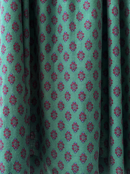 1980s Laura Ashley Printed Pinafore Dress