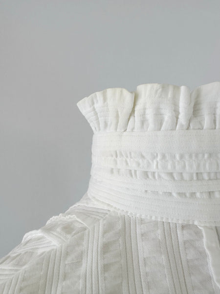 1970s Laura Ashley vintage white gown | Made In Carno Wales