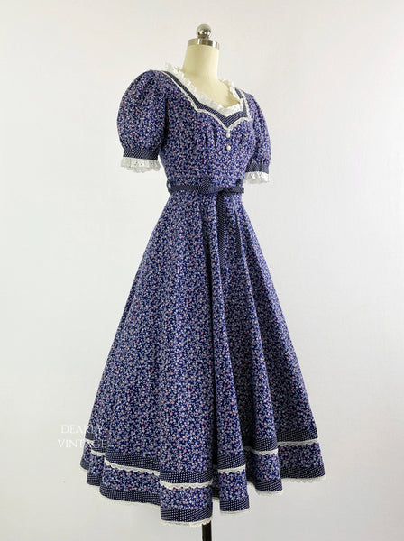 1970's Gunne Sax Milady Dress