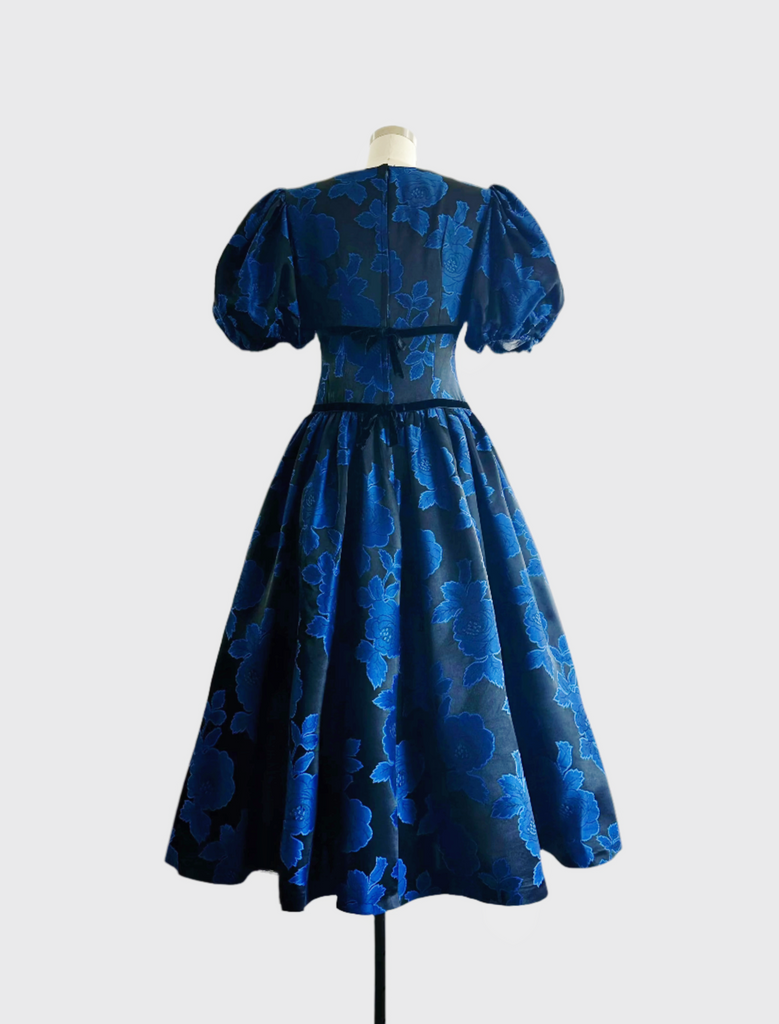 1980s Cocktail Dress - Sapphire Rose Dearly Vintage 1980s Cocktail Dress - Sapphire Rose Dearly Vintage