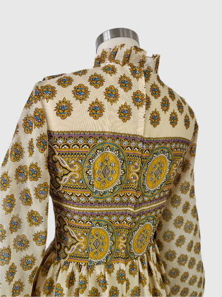 1970s Sunlit Medallion Dress