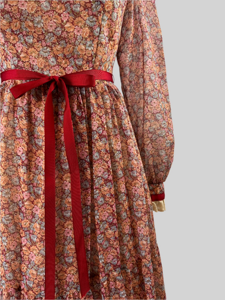 1970s Wildflowers Prairie Dress