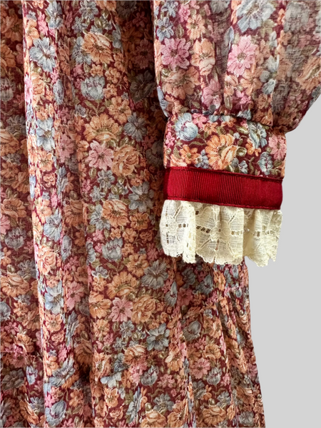 1970s Wildflowers Prairie Dress