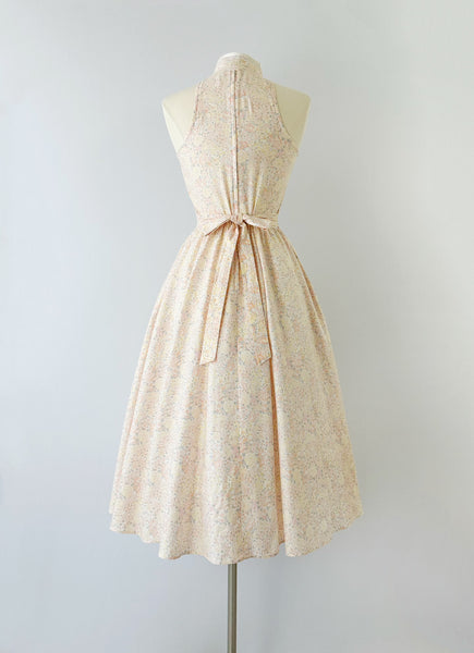 GUNNE SAX Vintage 1980s Floral Midi Dress