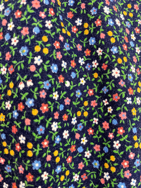 1970s Jessica's Gunnies Vintage Floral Cotton Skirt