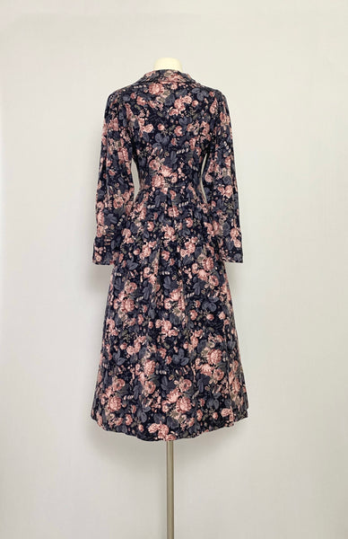 1980s LAURA ASHLEY Mid-Length Floral Dress
